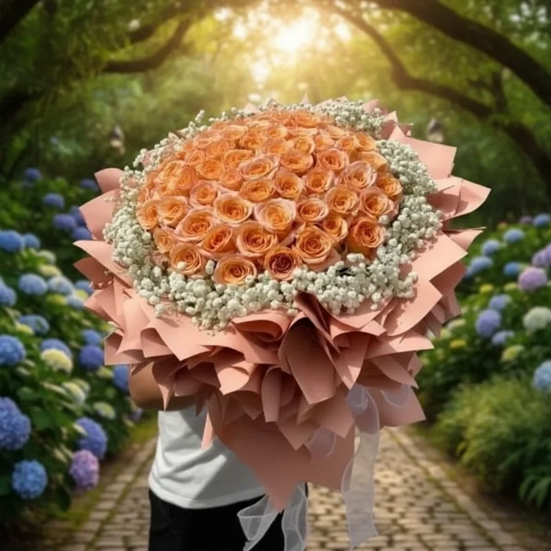 Heavenly Peach Roses