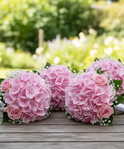 Pink Hydrangea Bouquet