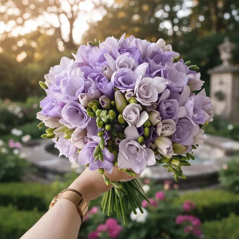Purple Wedding Flowers