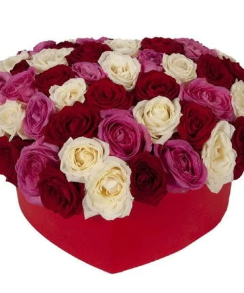 A Box of Romantic Roses img