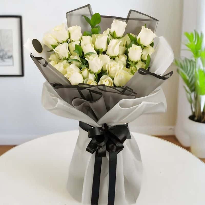 Bouquet of White Roses