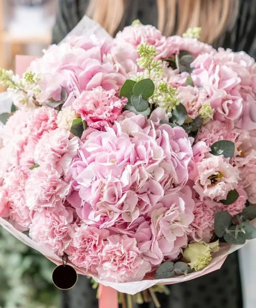 Bouquet of Hydrangeas & Carnations-img