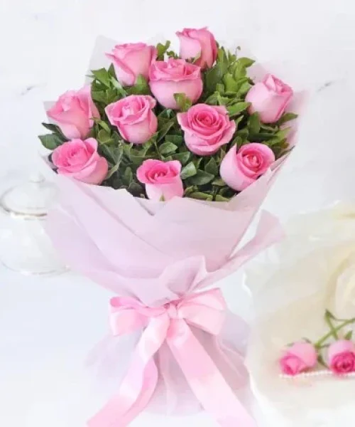 Pink Roses Bouquet