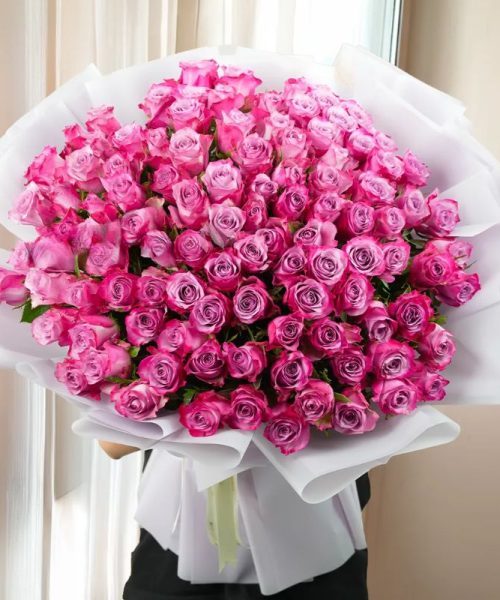 Royal Purple Roses Bouquet