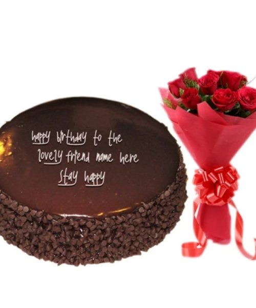 frosted blooms choc cake