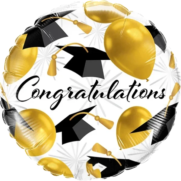 Congratulations Gold Balloons