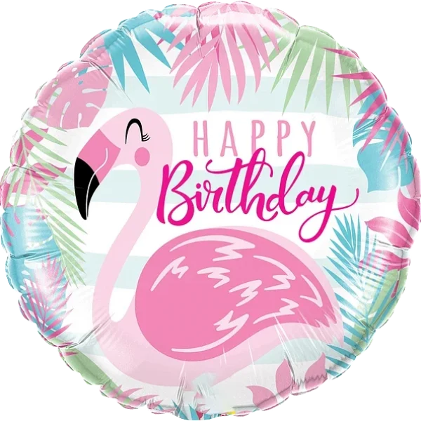 Birthday Pink Flamingo