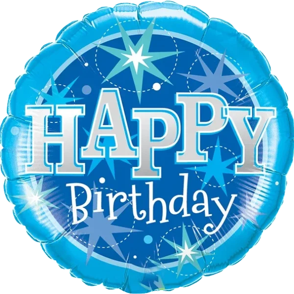 Birthday Blue Sparkle