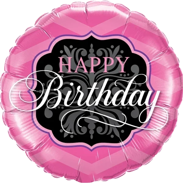 Birthday Pink & Black