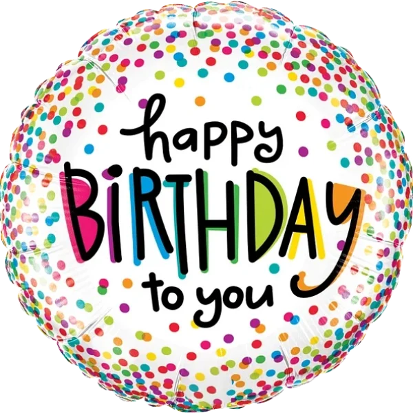 Birthday Sprinkled Dots