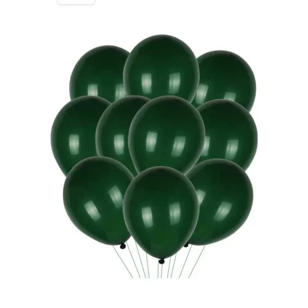 Green latex set of 10