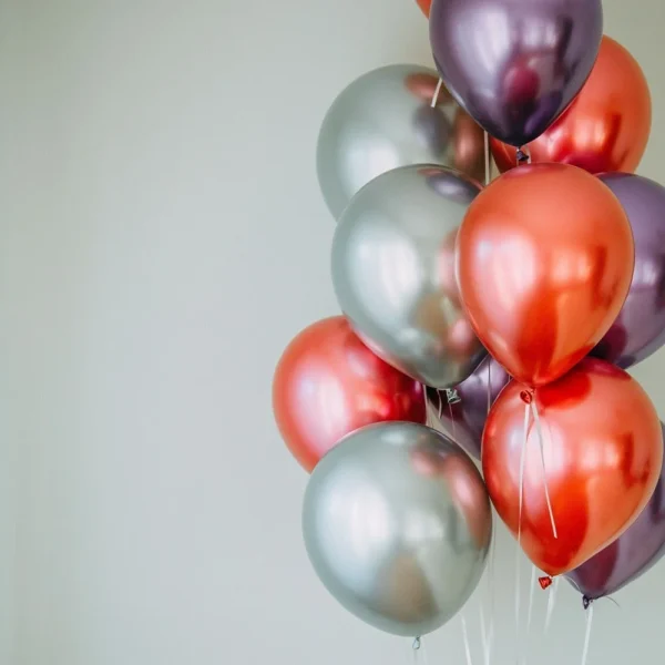 Multicolor Chrome Balloons